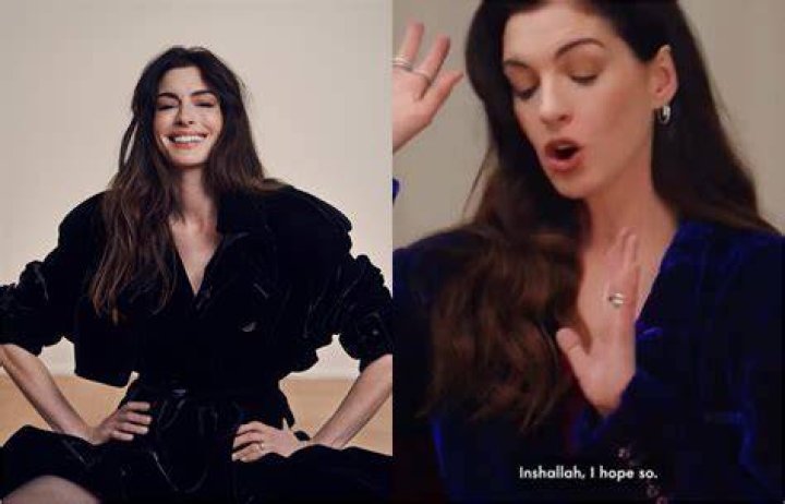 Anne Hathaway Says It&rsquo;s an 'Exciting Privilege' to Grow Older and